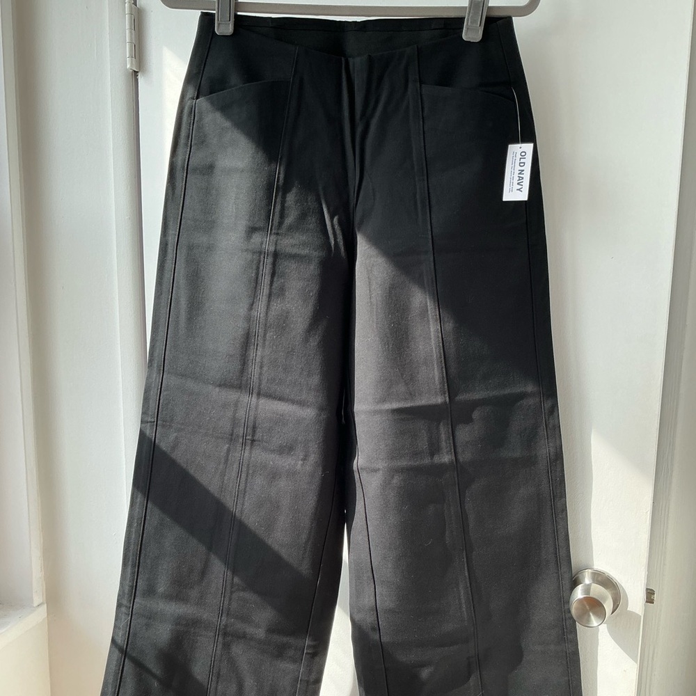 Old Navy elastic waist wide leg Black Pants